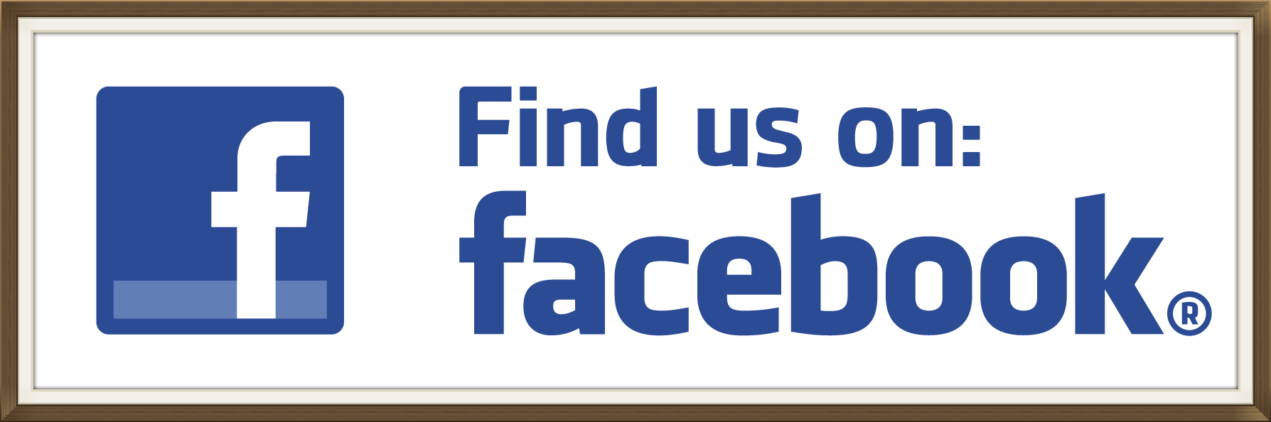 Find us on facebook